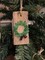 Driftwood Christmas Ornaments with Faux Seaglass | Cute Holiday Gift Tags | Simple Thank You Gift | Happy Colorful Beach Art product 1